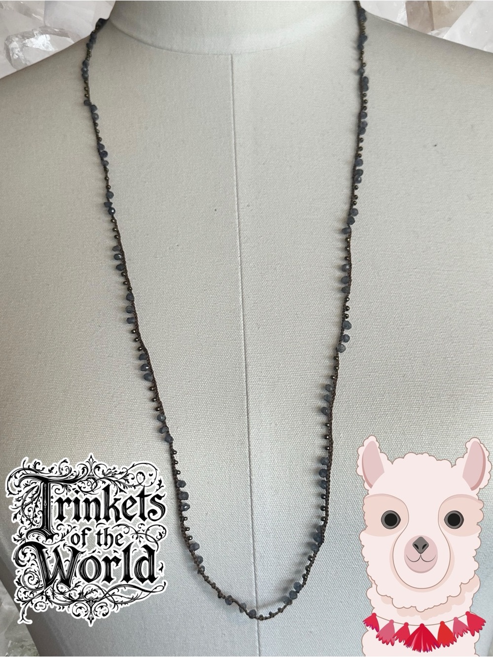 Hand-knotted Seed Bead Necklace